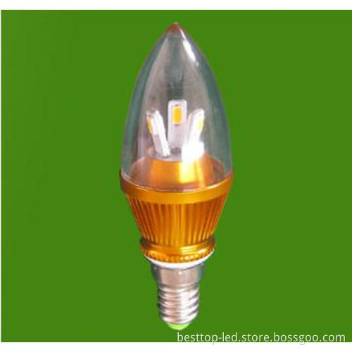 Good Quality 3W LED Candle Lights,used for indoor lighting